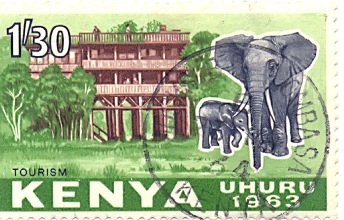 Kenya stamp Uhuru 1963 1s 30c Tourism
